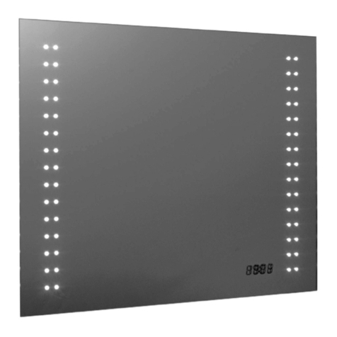 Saxby Lighting Beta Mirror 39233 Instruction leaflet Saxby Lighting Beta Mirror 39233 Instruction leaflet