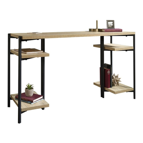 Teknik Industrial Style Chunky Desk 5422097 Instruction booklet