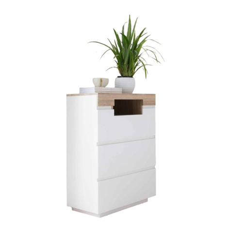 Mocka Sadie Three Drawers User manual Mocka Sadie Three Drawers User manual