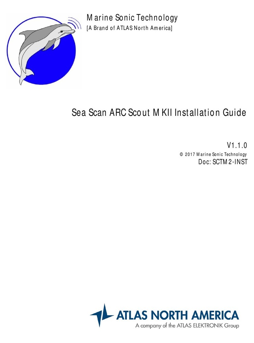 Atlas Elektronik Marine Sonic Technology Sea Scan ARC Scout... installation guide Atlas Elektronik Marine Sonic Technology Sea Scan ARC Scout... installation guide