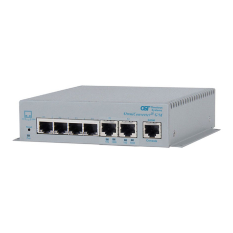 Omnitron Systems OmniConverter G/M quick start guide