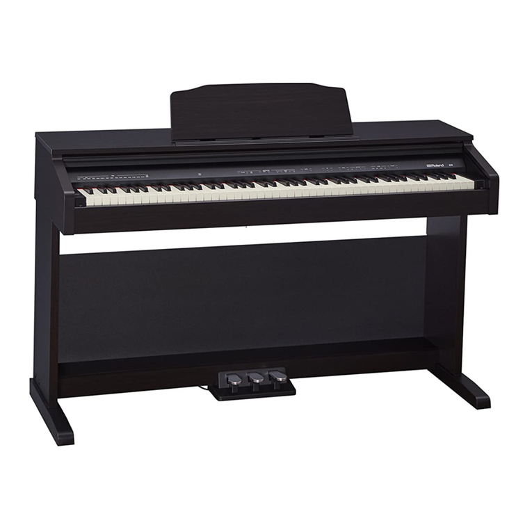 Roland RP30 User manual