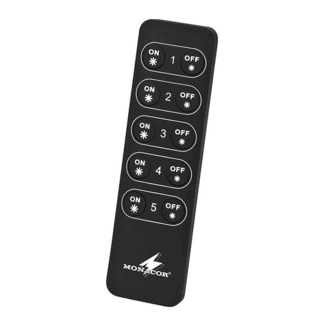 Monacor CU-10R operating instructions