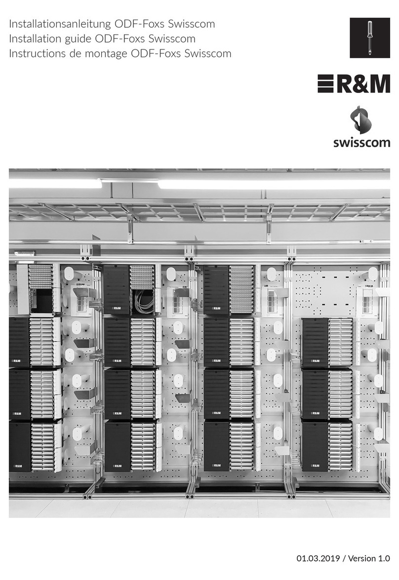 Swisscom R&M ODF-Fox installation guide