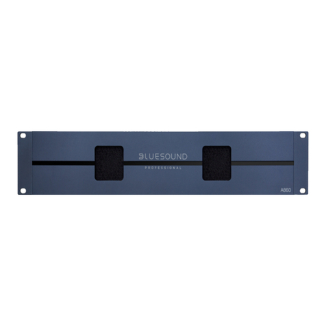Bluesound Professional A860 Quick setup guide