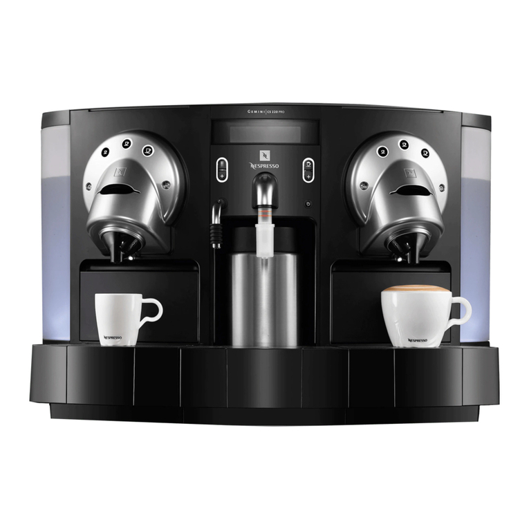 Nespresso Gemini 220 User manual