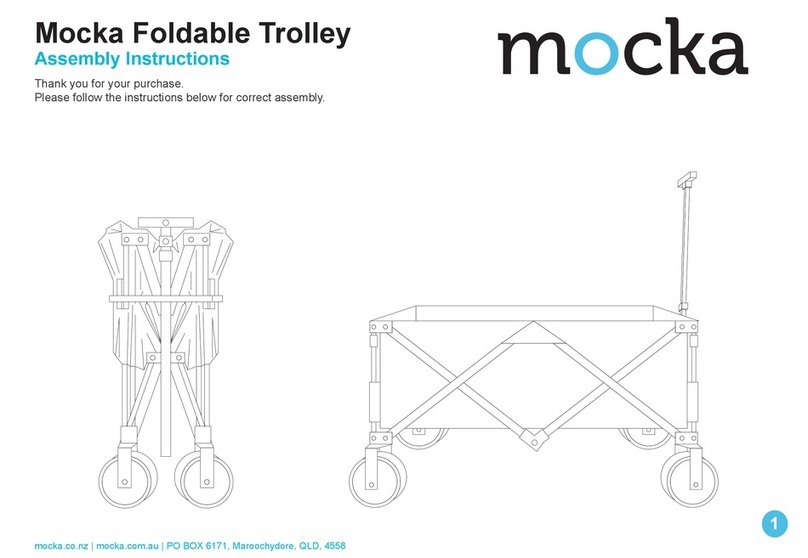Mocka Foldable Trolley Assembly instructions