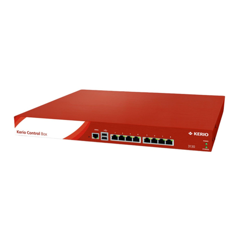 Kerio Control Box 1000 Series install guide