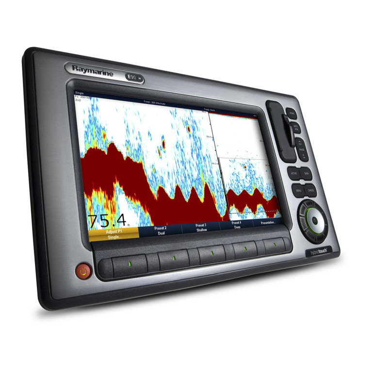 Raymarine E-Series User manual Raymarine E-Series User manual