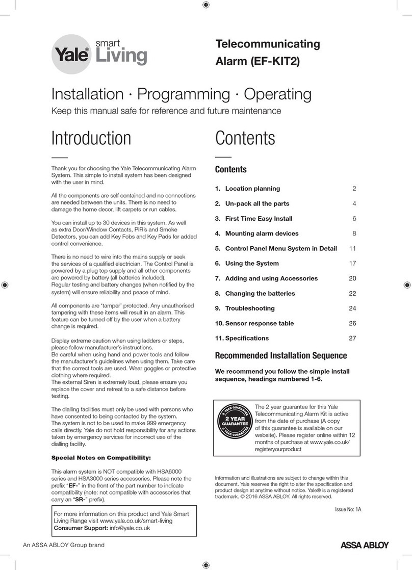Assa Abloy Yale EF-KIT2 User manual