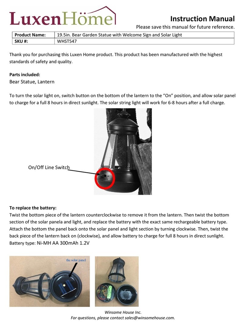 LuxenHome WHST547 instruction manual