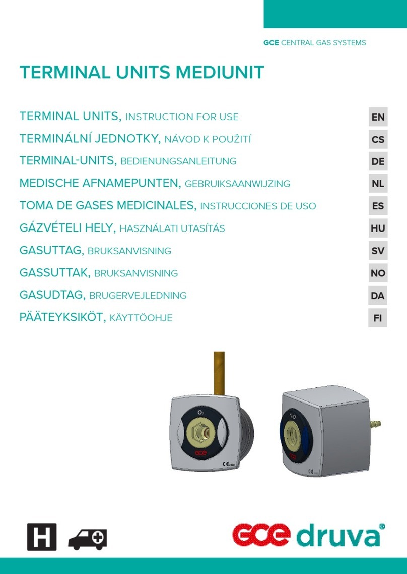 GCE druva MEDIUNIT Instructions for use GCE druva MEDIUNIT Instructions for use