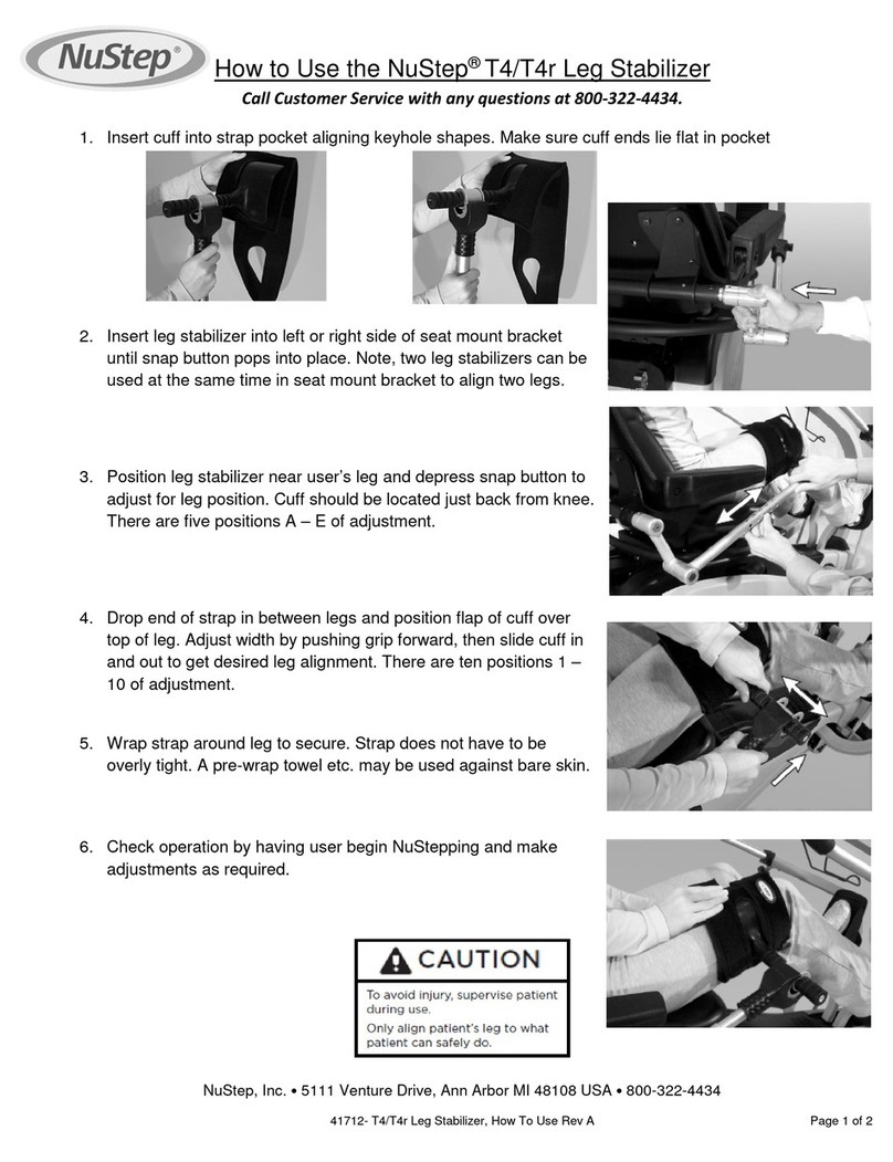 Nustep T4 How to use