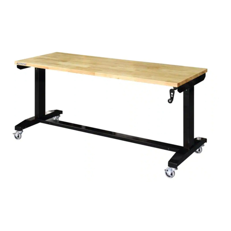 Husky Work Table HOLT62XDB12 User manual