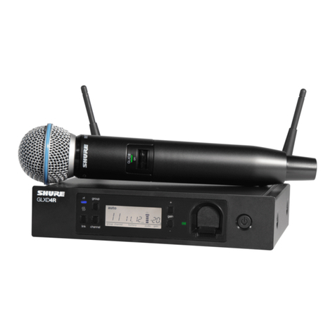 Shure GLXD4R user guide