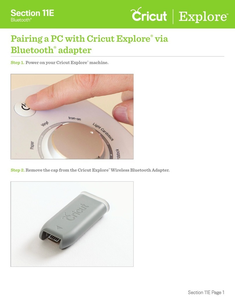 Cricut Explore User manual Cricut Explore User manual