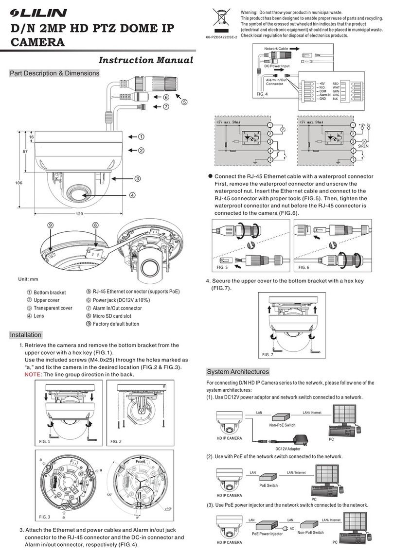 Lilin PZD6422CSE-2 User manual