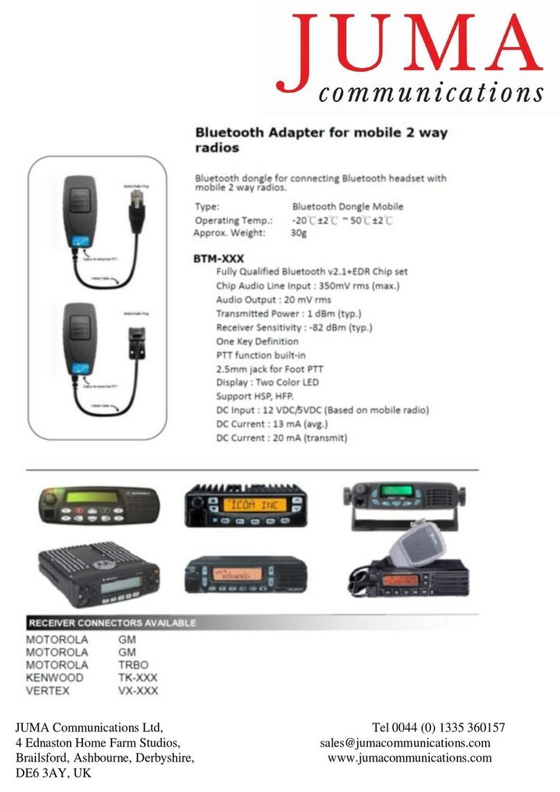 JUMA BTM Series quick start guide