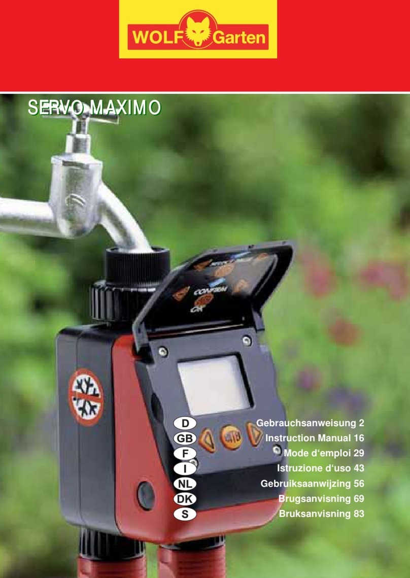 Wolf Garten SERVO MAXIMO instruction manual