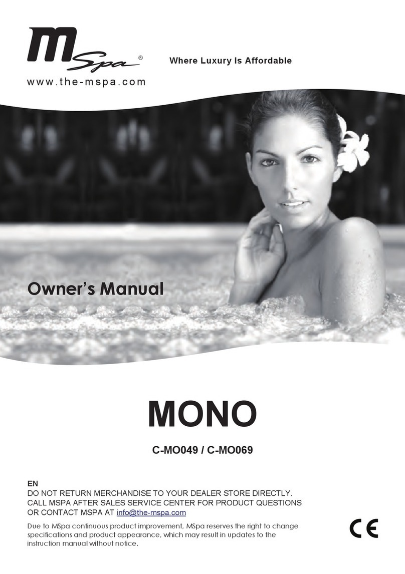 M-Spa C-MO049 User manual