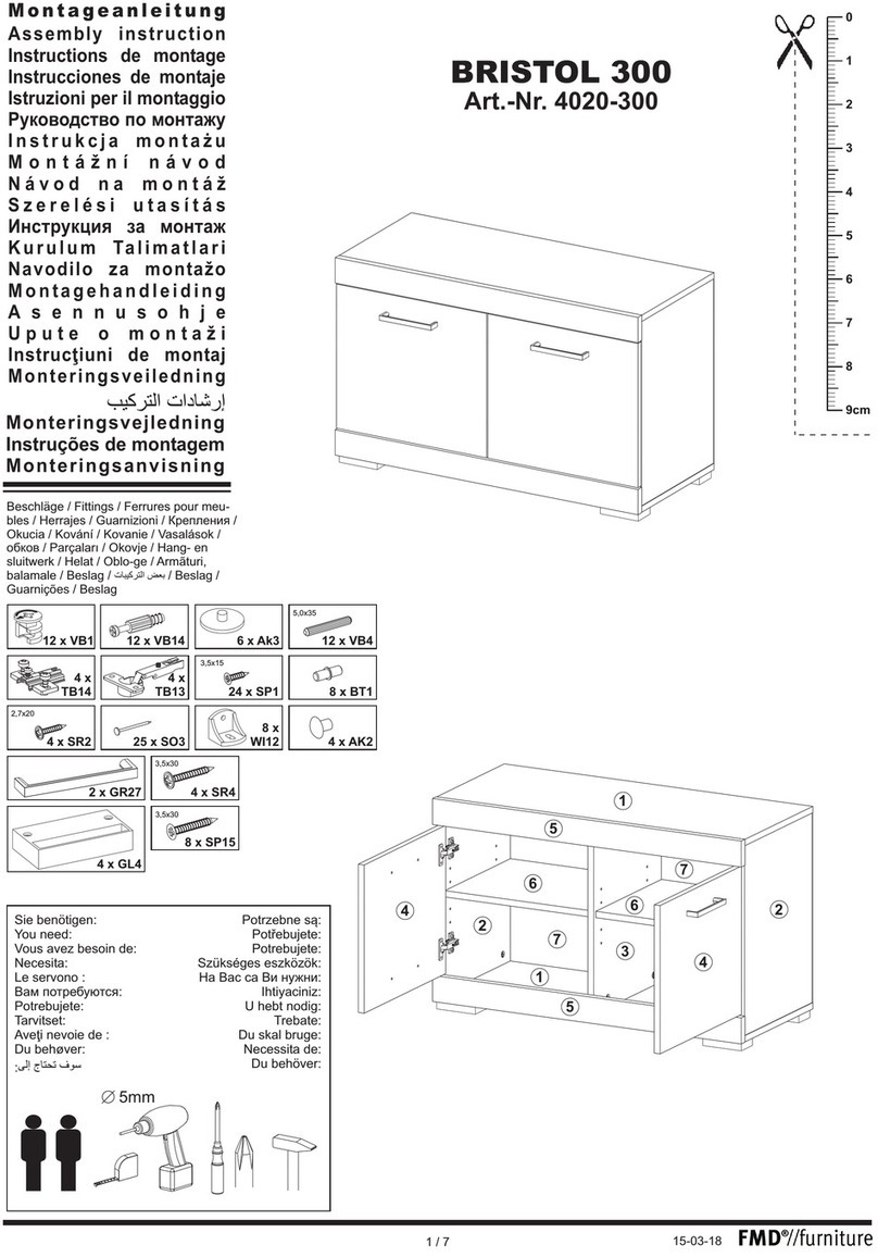 FMD Furniture Bristol 300 4020-300 User manual FMD Furniture Bristol 300 4020-300 User manual
