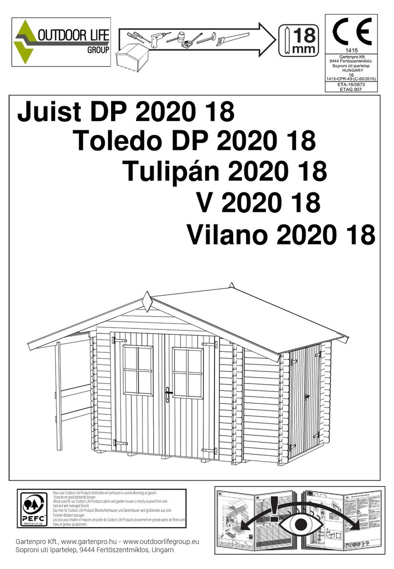 Outdoor Life Group Gartenpro Juist DP 2020 18 General information about assembly