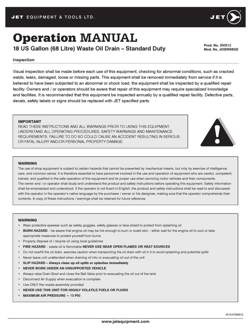 Jet JOIDR68GD User manual