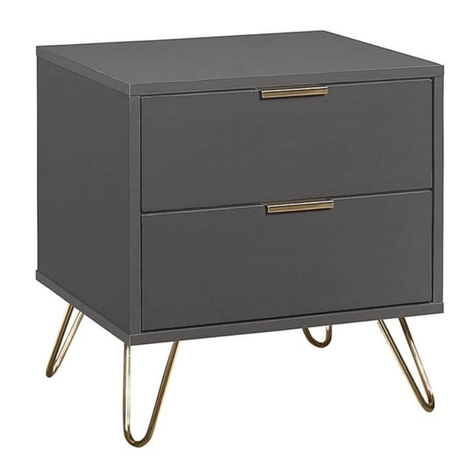 Birlea Arlo 2 Drawer Bedside User manual Birlea Arlo 2 Drawer Bedside User manual