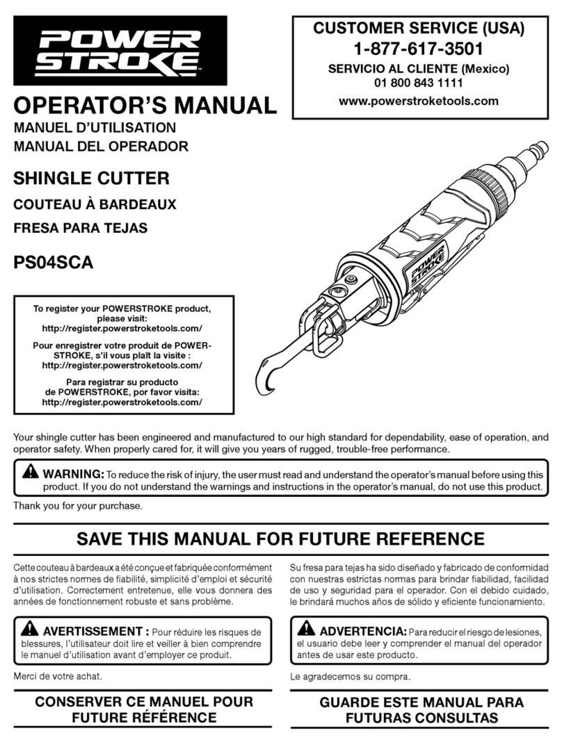 Power Stroke PS04SCA Operator's manual