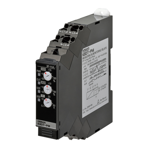 Omron K8DT-PM User manual Omron K8DT-PM User manual
