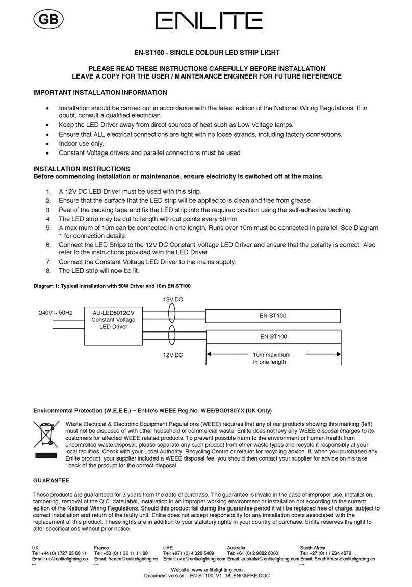 Enlite EN-ST100 instructions