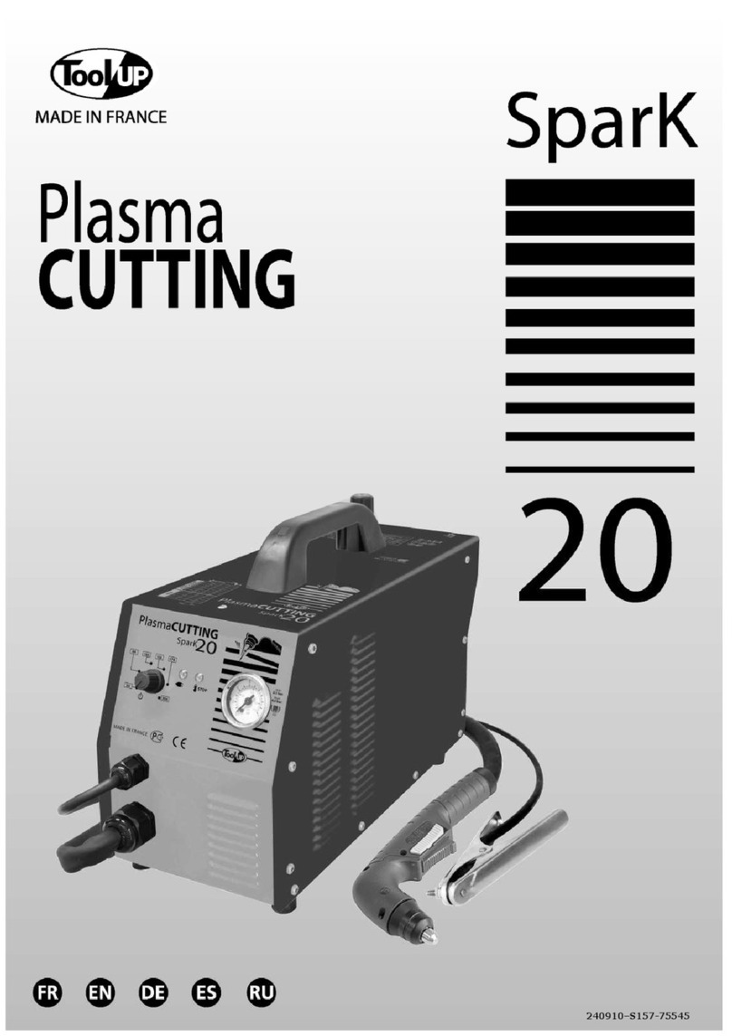 Tool Up Plasma GUTTING Spark 20 manual