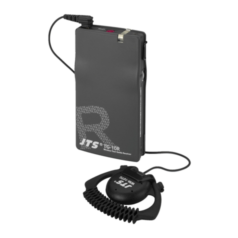 Monacor JTS TG-10R/1 User manual
