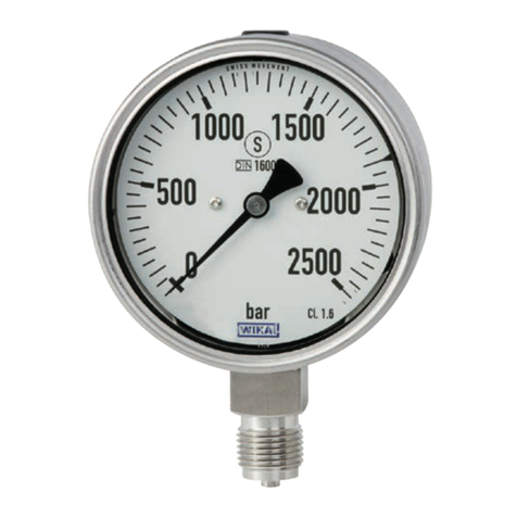 WIKA PG23HP Series operating instructions