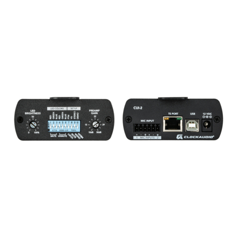 Clockaudio CUI-2 manual