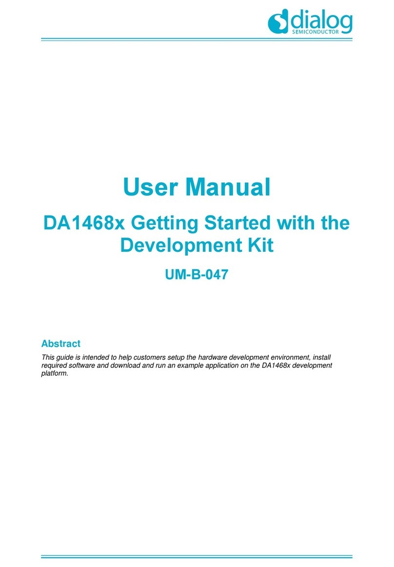Dialog Semiconductor DA1468 series user manual