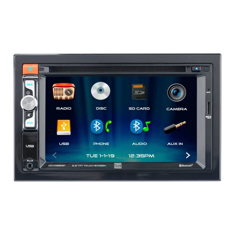 Dual XDVD269BT Operating instructions