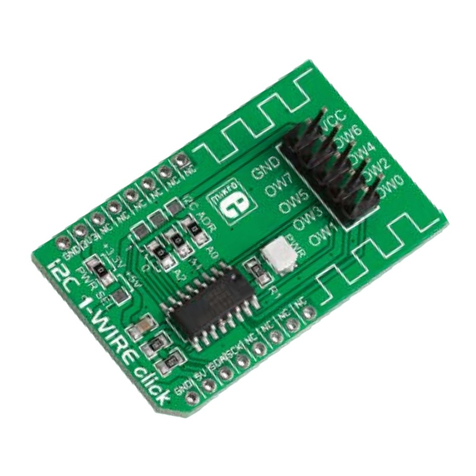 mikroElektronika Click board I2C 1-WIRE User manual