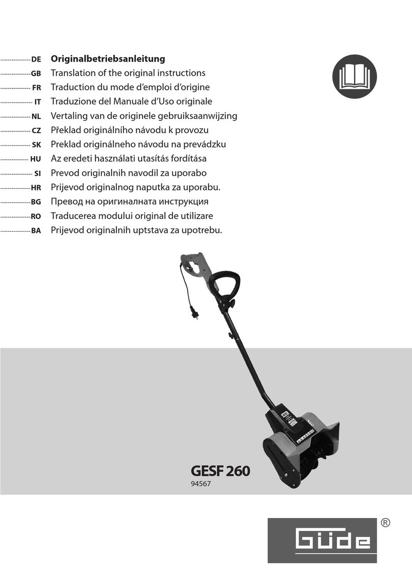 Gude GESF 260 Translation of the original instructions
