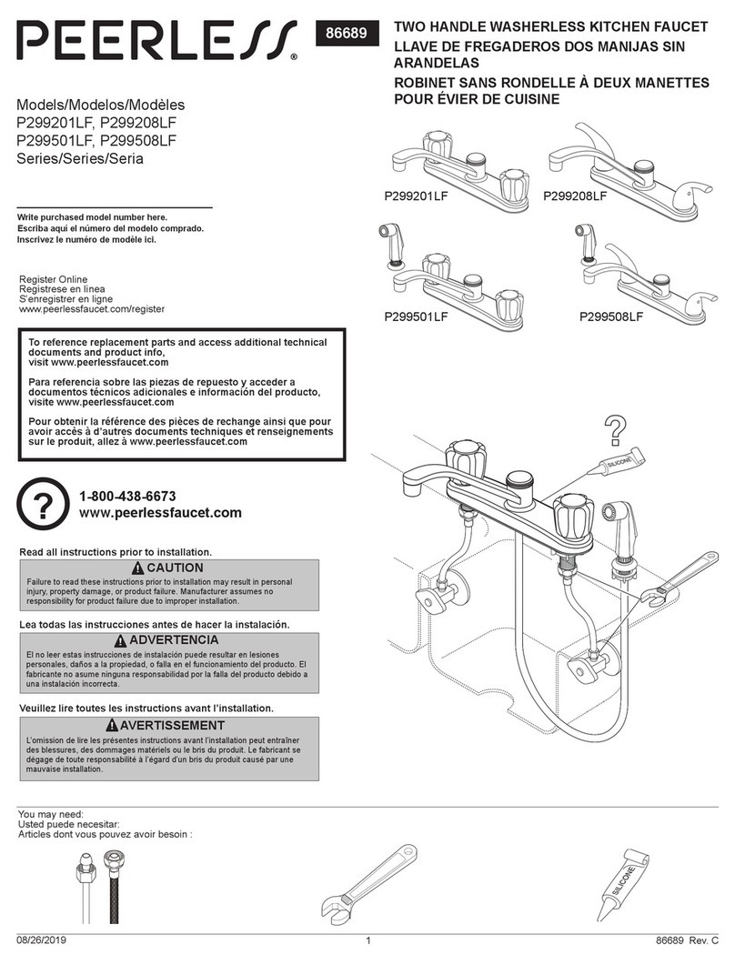 PEERLESS P299201LF Series User manual