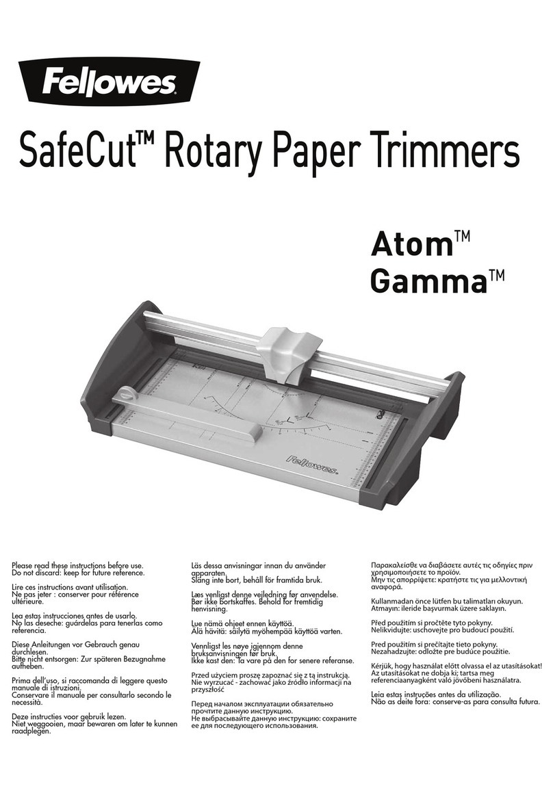 Fellowes SafeCut Atom instructions