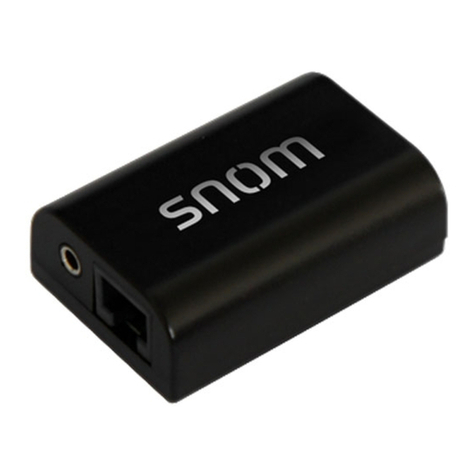 Snom EHS Advanced Quick installation guide