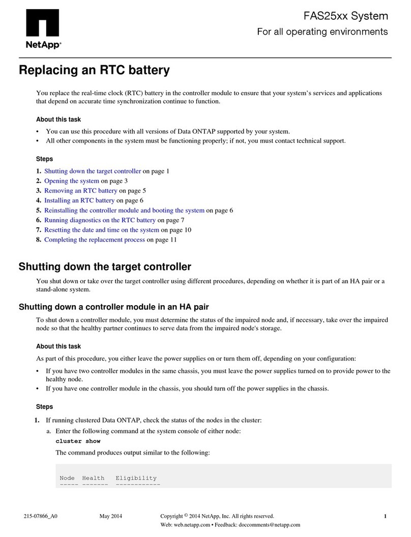 NetApp FAS25 Series manual