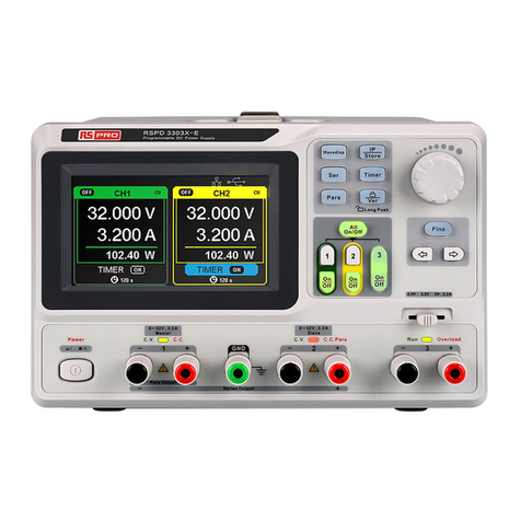 RS PRO RSPD3303X quick start