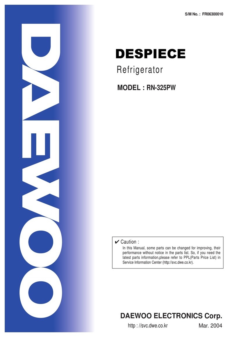 DAEWOO ELECTRONICS RN-325PW Service manual