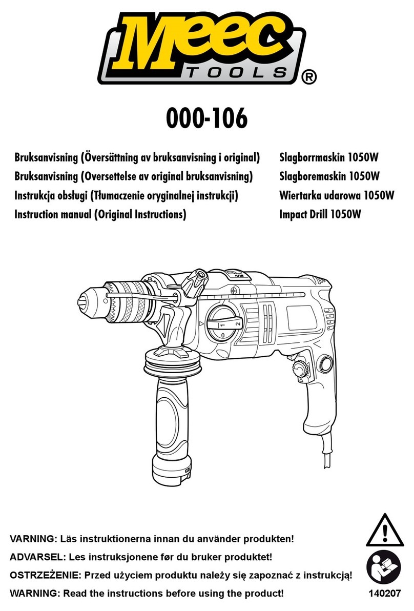 Meec tools 000-106 User manual
