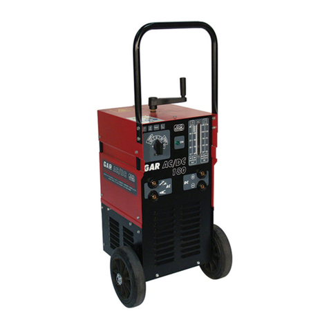 gala gar Gar AC/DC 180 Owner's manual