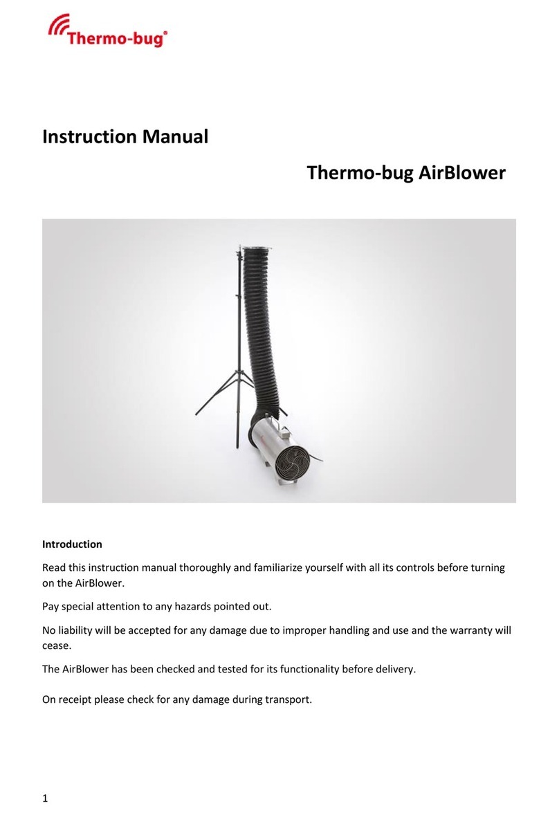 Fleschhut Thermo-bug AirBlower instruction manual