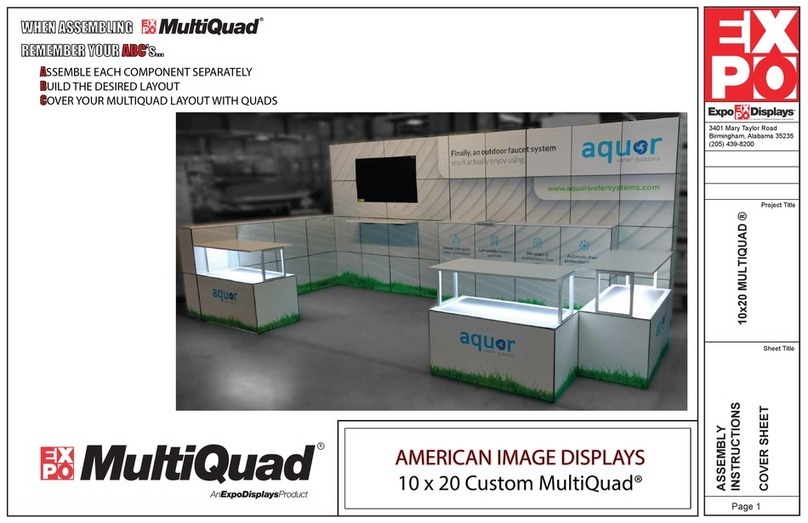ExpoDisplays MultiQuad MQX-F42 Assembly instructions
