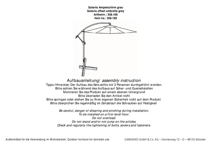 Gardamo 358.169 Assembly instruction